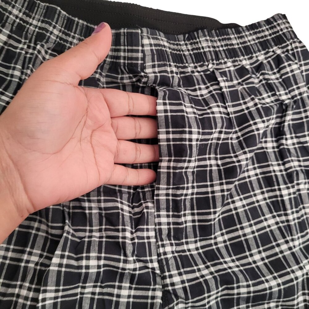 George Men's Woven Paid Boxer Shorts Tag Free Size Medium (32-34) 3-in Pack New - Picture 5 of 12